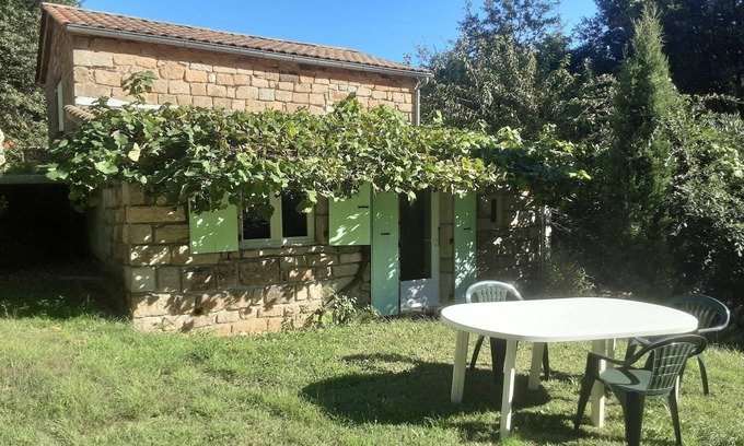 Chambonas House | Charming stone house with shared pool, Chambonas