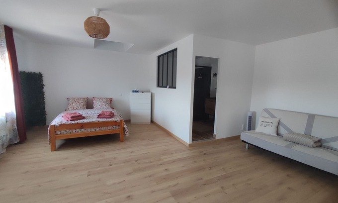 Courbillac Apartment | Charming studio "le 1864" with private garden and Wi-Fi