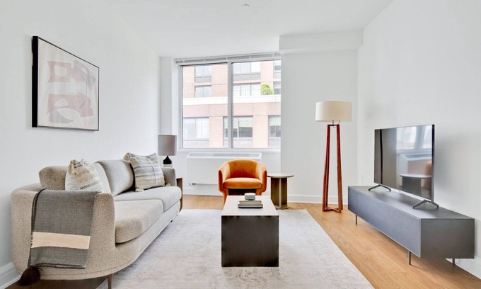 Lincoln Square Apartment | Charming UWS 1BR w/Gym & Doorman, walk to Julliard, by Blueground