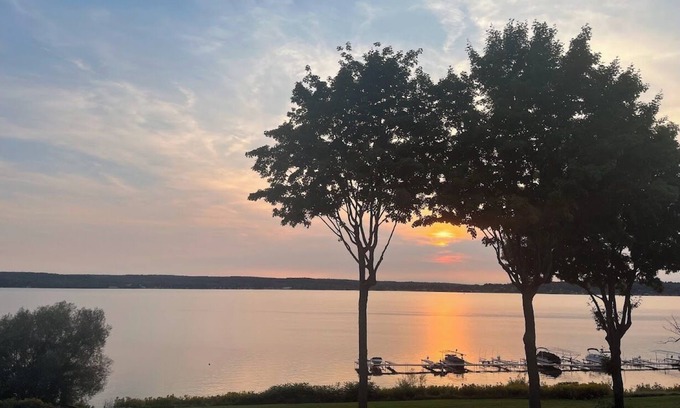 Dewittville Condo | Charming waterfront 3-bedroom condo with pool!