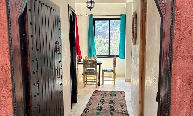Tnine Ourika Apartment | Chez Yahia, in the heart of Ourika, apartment with panoramic view
