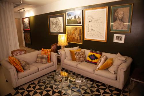 Petit Jean Ocharan Apartment | Chic Miraflores AC HEATER 16th floor