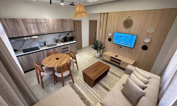 The 5th Settlement Condo | Chic Studio 3 with WiFi, AC in lovely New Cairo City