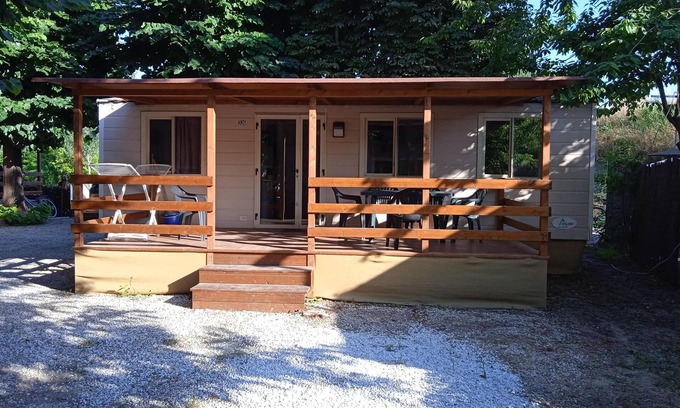 Ameglia Ski Chalet | Cinque Terre 6 person campsite chalet 326 near sea