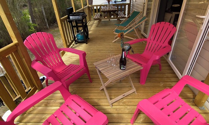 Claouey House | Claouey, "les Embruns" Cap Ferret, MH premium 6/8 pers, air-conditioned, water park