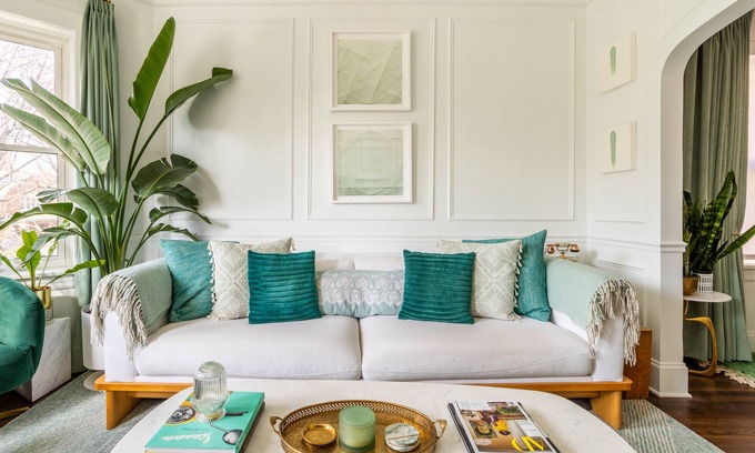 Andersonville House | Classic Chicago 2 Flat transformed into a Parisian plant lovers paradise