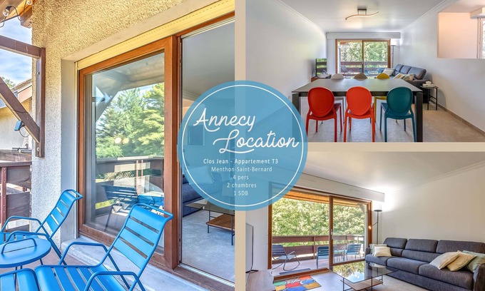 Menthon-Saint-Bernard Apartment | Clos Jean – T3 Apartment | Perfect for Families