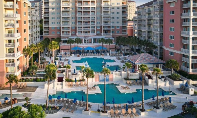 Myrtle Beach Resort | Coastal Comfort: 2 Bedroom Garden View Escape at Marriott’s OceanWatch Villas