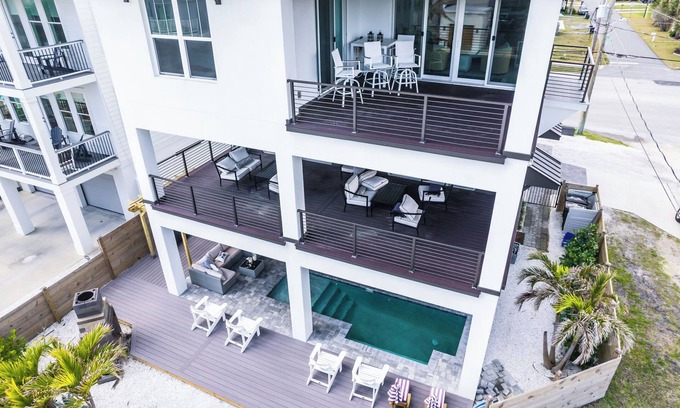 New Smyrna Beach House | Coastal Dream! Ocean Views/Pool/Seconds From The Beach/2601S