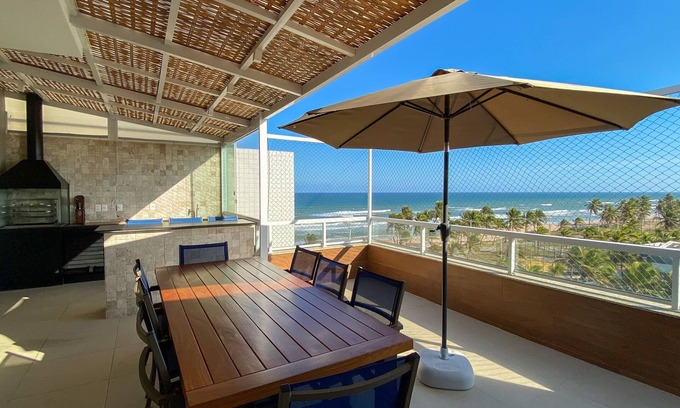 Flamengo Apartment | Cobertura pé na Areia - Praia do Flamengo - Salvador