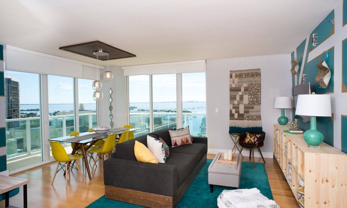 Coconut Grove Apartment | Coconut Grove Gorgeous Bay View 1/1.5 Condo Includes Parking