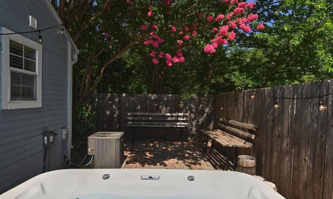 Fredericksburg Cottage | Columbus Cottage, .5 Miles to Main, Private Hot Tub!
