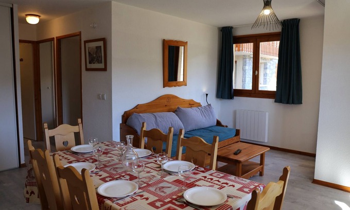 Aussois Apartment | Comfortable apartment for 6, quiet area