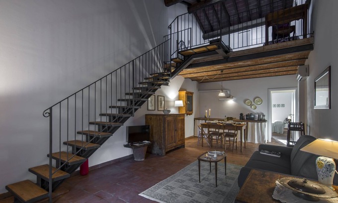 Laterina Apartment | Comfortable apartment renovated from an old brick kiln, with pool and restaurant on site!