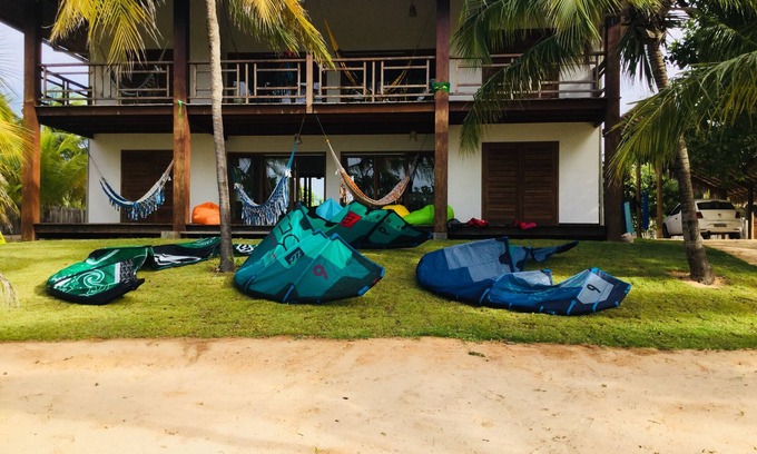 Icarai de Amontada House | Comfortable house, sea view, large garden, services, 50 m from the beach, kitesurfing.
