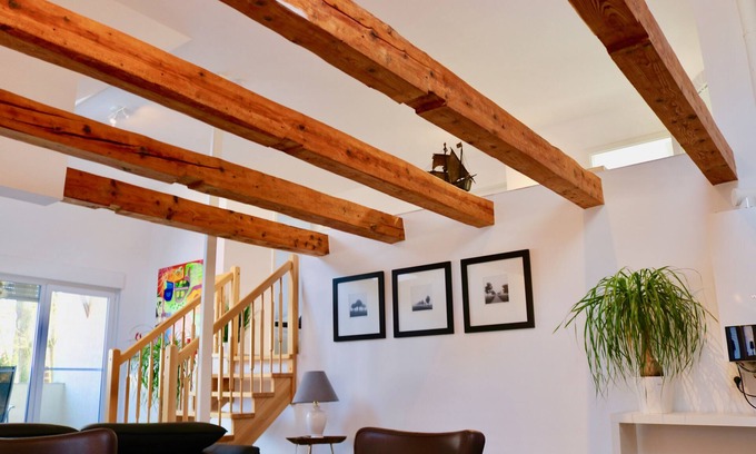 Region Hannover District Apartment | Comfortable mod. Apartment -Lighthouse-(95m2) in the middle of Steinhude, WLAN, wallbox, parking lot