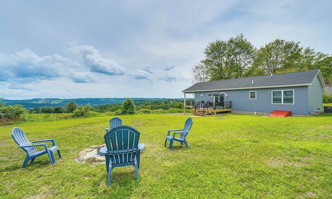 Lairdsville House | Comfortable Muncy Home w/Serene Views!