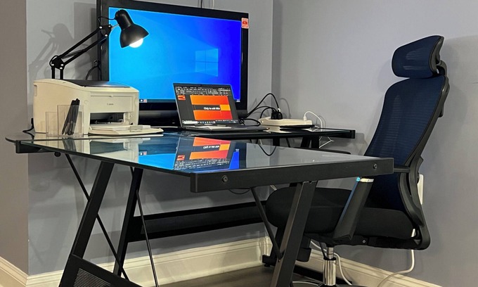 Milford Mill Condo | Condo With 2BR & 2BA, Kitchen and Workstation