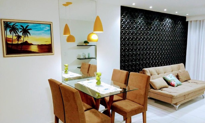 Jatiuca Apartment | Confortável apartamento com piscina 300mt da praia
