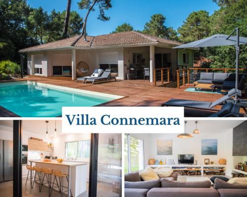 Soorts-Hossegor Villa | Connemara, Superbe Villa avec piscine, au cœur de la forêt, accès à la plage en vélo