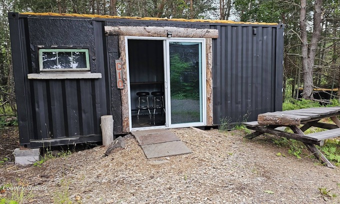 Mohawk Cabin | Container Conversion on the property of the Historic Ahmeek Copper Mine!!