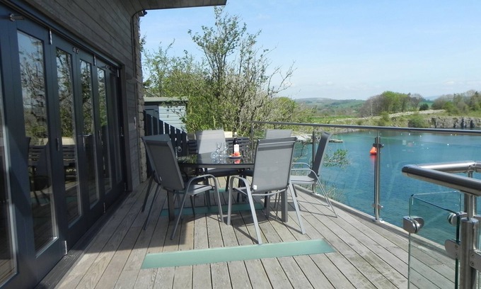 Capernwray House | Contemporary, grass roofed stone house, HotTub, sleeps 6, children, pets welcome