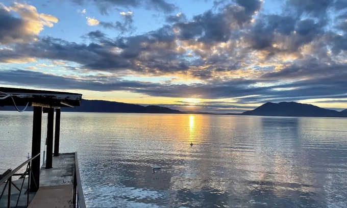 Lakeport Cabin | Contemporary home - Sunrise Views - Private dock