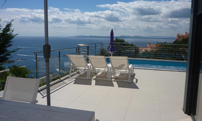 Almadraba-Canyelles Villa | Contemporary villa, sleeps 8, private pool and elevator, superb sea view.