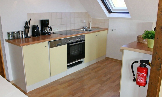 Feriendorf Frankenau House | Cosy apartment in villa for 5 people with WIFI, TV, terrace and pets allowed