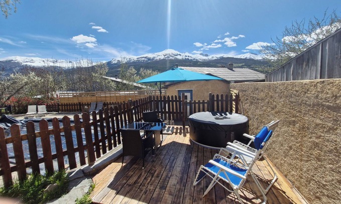 Faucon-de-Barcelonnette House | Cosy cottage with private spa and heated pool