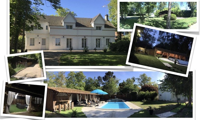 Ychoux House | Cottage with heated pool in a 2700 m2 park