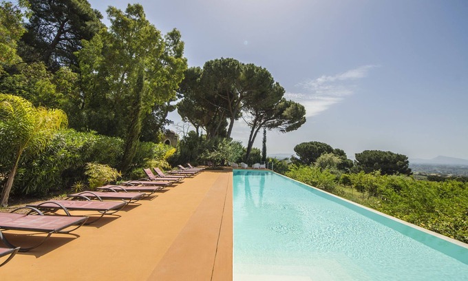 Citta del Mare Cottage | Country house with communal pool sea view