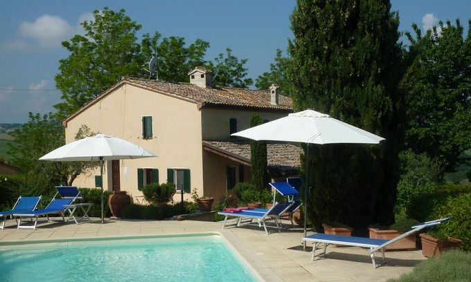 Barchi House | Country house with private pool, breathtaking view, child-friendly, 30m to beach
