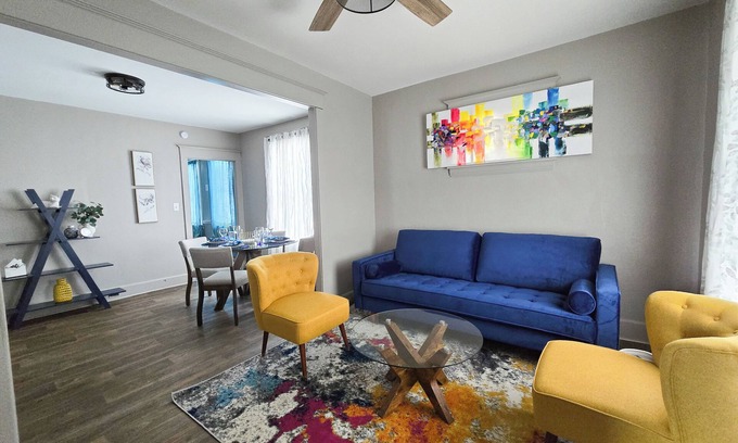 Utica Apartment | Cozy 2-Bedroom Apartment with Office Space Near Wynn Hospital & Utica University