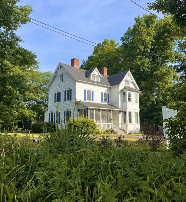 Saugerties South House | Cozy Bedroom With Fireplace