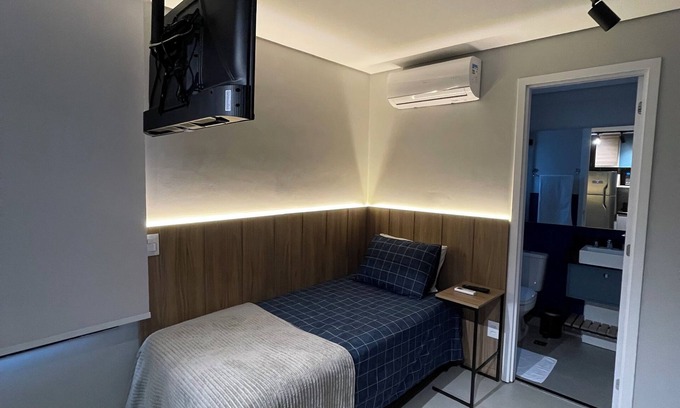 Jardins Apartment | Cozy studio with AC, WiFi, fitness room in charming São Paulo