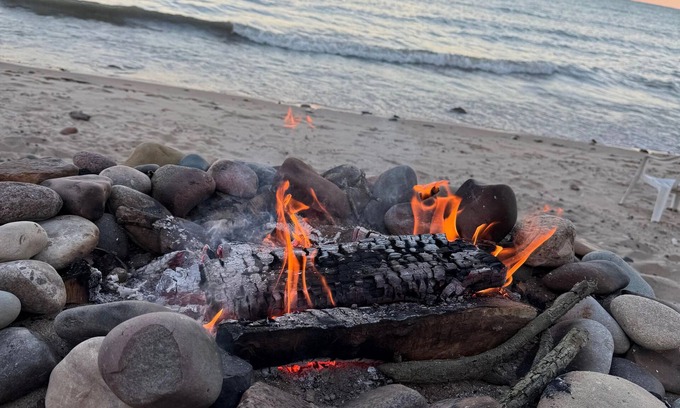 Carsonville House | Cozy Fall Getaway with 100 Feet of Private Beachfront Access on Lake Huron