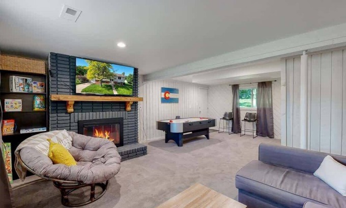 Castlewood House | Cozy Four Bedroom Family Retreat with Yard and Air Hockey