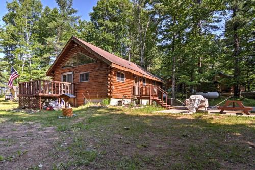 Steuben House | Cozy Manistique Cabin with Deck, Grill and Fire Pit!