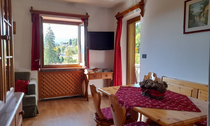 Cortina d'Ampezzo Apartment | Cozy panoramic apartment in Ciasa Ladina