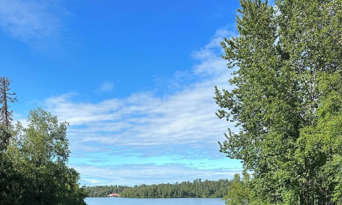 Nikiski House | Cozy private lake front living! With the echoes of loons lullabing you to sleep.