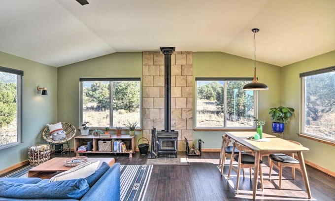 Baca Grande House | Cozy Remote Retreat Mountain Views Stargazing