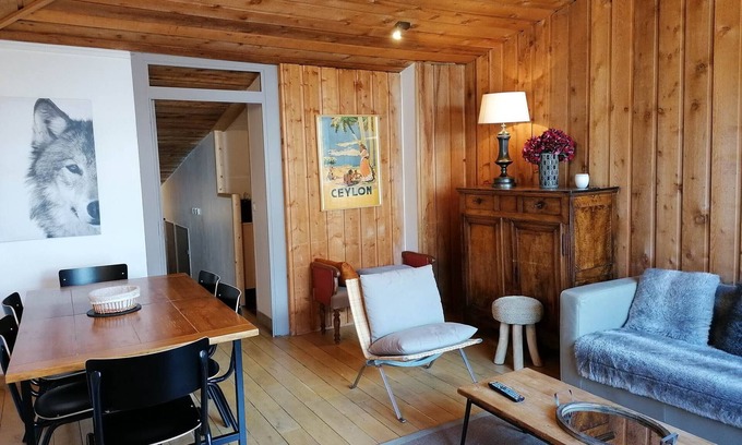 Pra Loup Apartment | Cozy Slope-Side Apartment with Terrace, Pra Loup 1600 - 2 Bedrooms, Sleeps 6