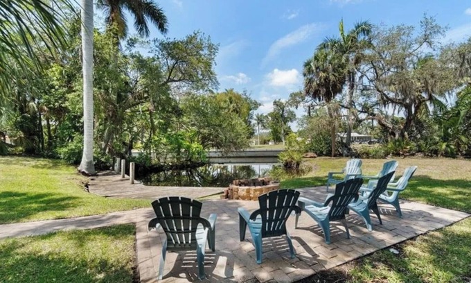Bonita Springs House | Creekside home with pool and lanai close to downtown Bonita Springs!