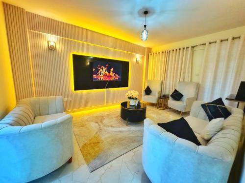 Nakuru Apartment | Crystal White Luxury Living Stunning City and Lake Views with Private Gym in Nakuru City