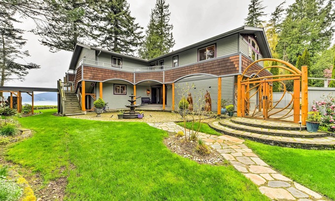 Anacortes House | Custom Guemes Home w/Spectacular Water Views!