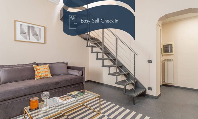 Trastevere Apartment | Daplace - Cosima Apartment III - Experience the authentic Roman atmosphere with this elegant home in the heart of the Trastevere district.