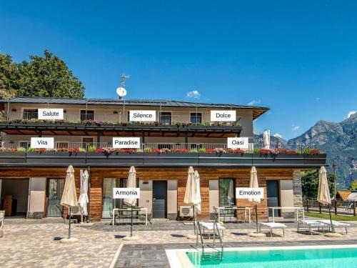 Dascio Apartment | Dascio Dolce Ferienwohnung Panorama Balkon am See