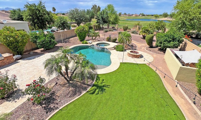 Palm Valley House | Daydream Oasis, Luxury resort w/stunning views, pool, games & more!