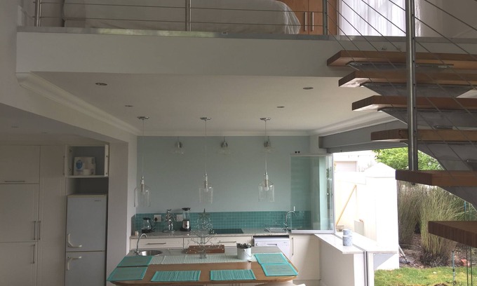 Stellenbosch Cabin | De Zalze Luxury 2 bed Lodge Loft